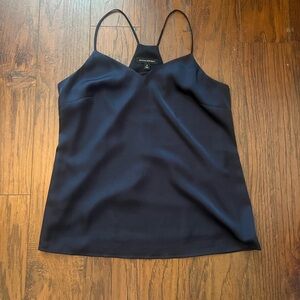 Banana Republic Navy Satin Camisole Tank Top | Size Small